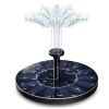 1set Solar Sprinkler; Garden Decoration; Water Floating Solar Power Fountain Panel Kit; Water Pump For Pool Pond Garden - 1 Set