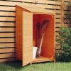 Garden Shed Brown 21.7"x20.5"x44.1" Solid Wood Fir - Brown