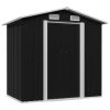 Garden Storage Shed Anthracite Steel 80.3"x52"x73.2" - Anthracite