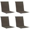 Garden Chair Cushions 4 pcs Anthracite 39.4"x19.7"x1.2" - Anthracite