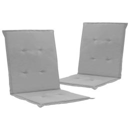 Garden Chair Cushions 2 pcs Gray 39.4"x19.7"x1.2" - Grey