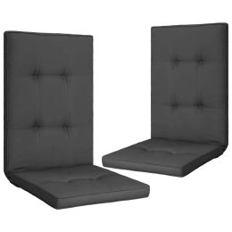 Garden Chair Cushions 2 pcs Anthracite 47.2"x19.7"x2" - Anthracite