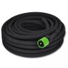 Soaker Hose Watering & Irrigation Garden 1/2" Connector 164 ft - Black