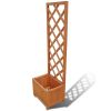 Trellis Planter 1' 4" x 11.8" x 4' 5" - Brown