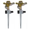 Impulse Sprinklers Garden Watering Zinc Metal Spike 2 pcs - Gold