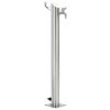 Garden Water Column Stainless Steel Round 37.4" - Silver