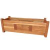 Garden Raised Bed Acacia Wood 29.9"x10.9"x9.8" - Brown