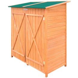 Wooden Shed Garden Tool Shed Storage Room Large - Multicolour