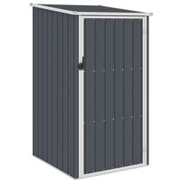 Garden Shed Anthracite 34.3"x38.6"x62.6" Galvanized Steel - Anthracite