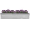 Garden Raised Bed Galvanized Steel 157.5"x31.5"x30.3" Gray - Grey