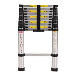 10.5 Ft Multi Purpose Aluminum Ladder Extend Telescopic Garden Tool Portable - PICTURE