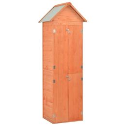 Garden Storage Shed 28"x23.6"x83.9" Wood - Brown