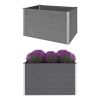 Garden Raised Bed WPC 59.1"x39.4"x35.8" Gray - Grey