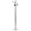 Garden Water Column Aluminum 37.4" - Silver