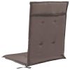 Garden Chair Cushions 2 pcs Taupe 47.2"x19.7"x1.2" - Grey