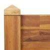 Garden Raised Bed 63"x23.6"x17.3" Solid Acacia Wood - Brown