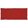 Garden Chair Cushions 4 pcs Red 47.2"x19.7"x1.2" - Red