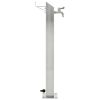 Garden Water Column Stainless Steel Square 37.4" - Silver