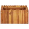 Garden Raised Bed 19.6"x19.6"x9.8" Solid Acacia Wood - Brown