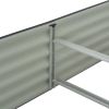 Garden Raised Bed 157.5"x31.5"x17.3" Galvanized Steel Gray - Grey