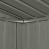 Garden Storage Shed Anthracite Steel 101.2"x80.7"x70.1" - Anthracite