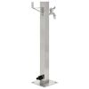 Garden Water Column Stainless Steel Square 25.5" - Silver