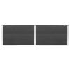 Garden Raised Bed 78.7"x39.4"x35.8" WPC Gray - Grey