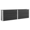 Garden Raised Bed 78.7"x39.4"x35.8" WPC Gray - Grey