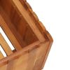 Garden Raised Bed 19.6"x11.8"x9.8" Solid Acacia Wood - Brown