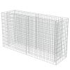 Gabion Raised Bed Galvanized Steel 70.9"x19.7"x39.4" - Silver