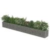 Gabion Raised Bed Galvanized Steel 177.2"x19.7"x19.7" - Silver