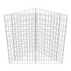 Gabion Raised Bed Galvanized Steel 29.5"x29.5"x39.4" - Silver