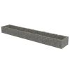 Gabion Raised Bed Galvanized Steel 212.6"x35.4"x19.7" - Silver