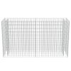 Gabion Raised Bed Galvanized Steel 70.9"x19.7"x39.4" - Silver