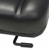 Forklift & Tractor Seat with Adjustable Backrest Black - Black