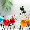 1pc Metal Ant Ornament Colorful Cute Insect For Hanging Wall Art Garden Lawn Home Decor Indoor Outdoor - Blue