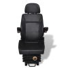 Tractor Seat with Suspension - Black