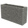 Gabion Raised Bed Galvanized Steel 70.9"x19.7"x39.4" - Silver