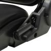 Forklift & Tractor Seat with Adjustable Backrest Black - Black