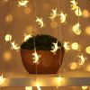 1 Roll Of Moon String Lights; Mini Star Fairy Lights For Patio Garden; Wedding Garden Decoration; Party Festival Lights; Ramadan Decorations Light - 2