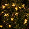 1pc Solar Lights String; 20LEDs Path Lights With 8 Lighting Modes; Outdoor Waterproof Simulation Honey Bees Decor Garden Lights For Garden Wedding Law