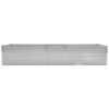 Garden Raised Bed Galvanized Steel 157.5"x31.5"x30.3" Gray - Grey