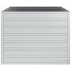 Garden Raised Bed 39.4"x39.4"x30.3" Galvanized Steel Silver - Silver