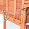 Wooden Chicken Coop;  Large Wooden Outdoor Hen Cage Hen House;  Outdoor Rabbit Hutch Large Bunny Cage;  Bunny Hutch with Ventilation Door;  Removable