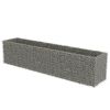 Gabion Raised Bed Galvanized Steel 177.2"x35.4"x39.4" - Silver