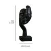 1pc Creative Abstract Character Action Decoration Ornament; Home Decoration Crafts - Black D