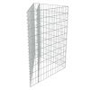 Gabion Raised Bed Galvanized Steel 29.5"x29.5"x39.4" - Silver