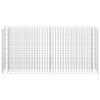 Gabion Raised Bed Galvanized Steel 70.9"x11.8"x35.4" - Silver