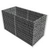 Gabion Raised Bed Steel 70.9"x35.4"x39.4" Silver - Silver