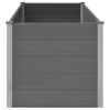 Garden Raised Bed WPC 59.1"x39.4"x35.8" Gray - Grey